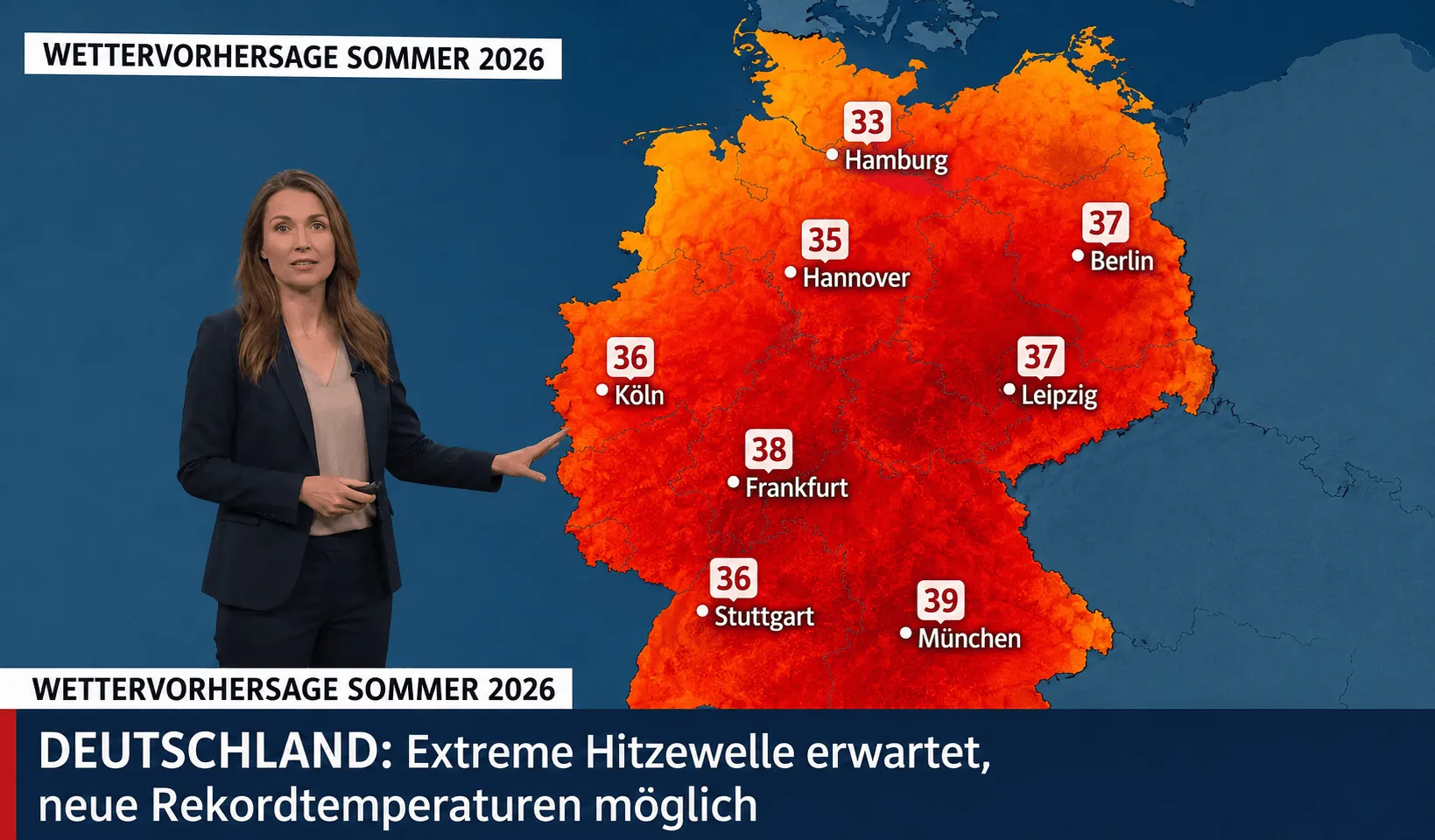 Hohe Raumtemperatur während der Hitzewelle